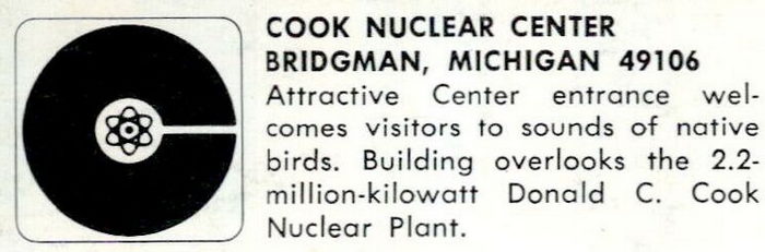 Donald C. Cook Nuclear Plant - Old Postcard (newer photo)